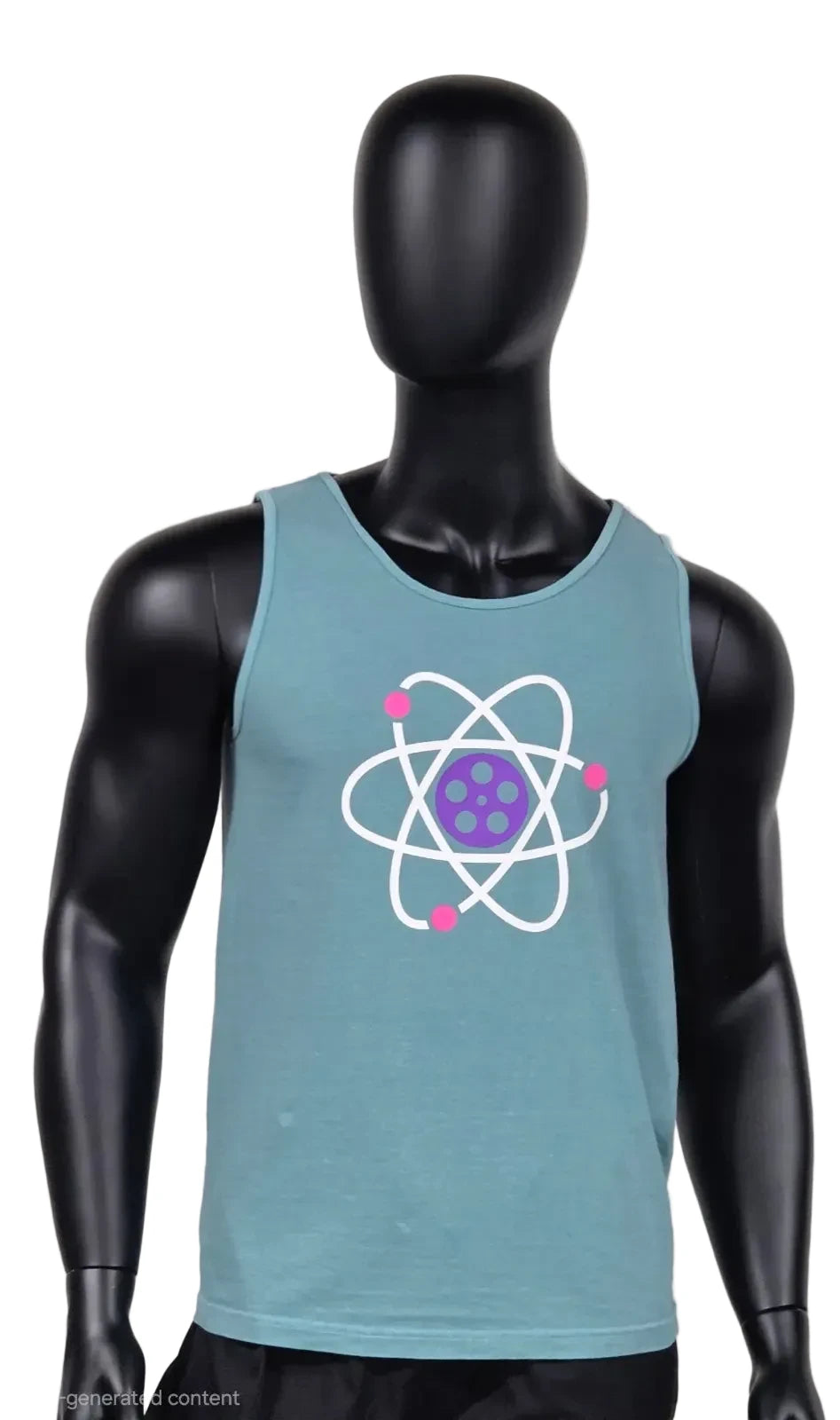 Teal Atom Tank-Top
