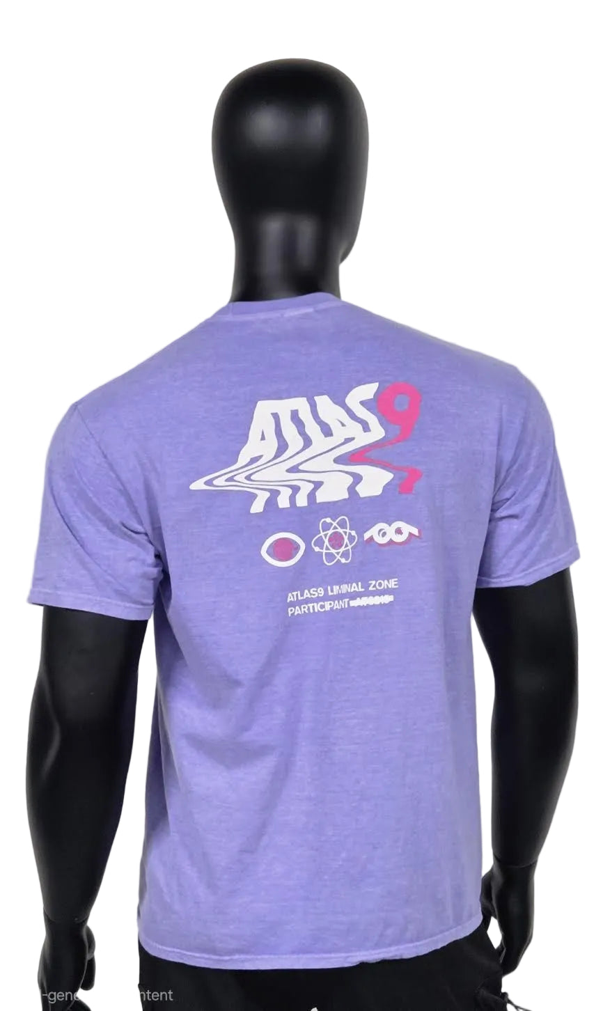 Purple to pink Color shifting Atlas9 tee