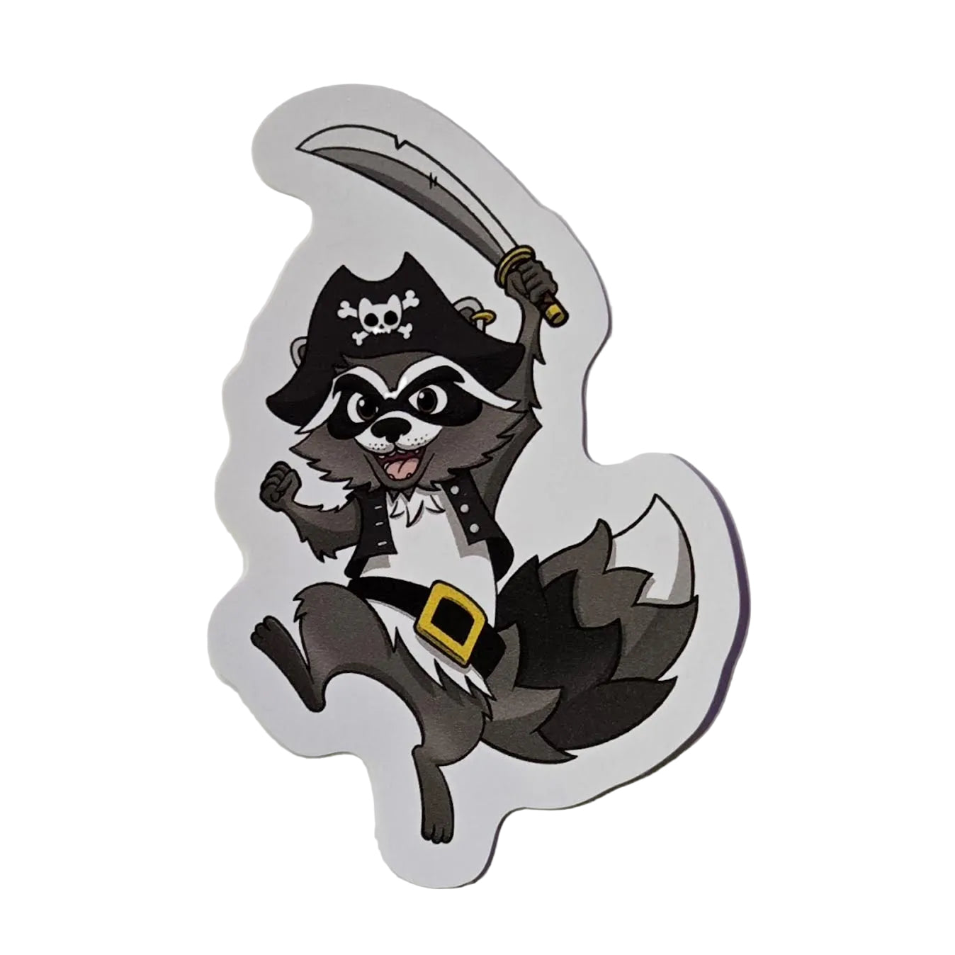 Fuzz The Raccoon Sticker