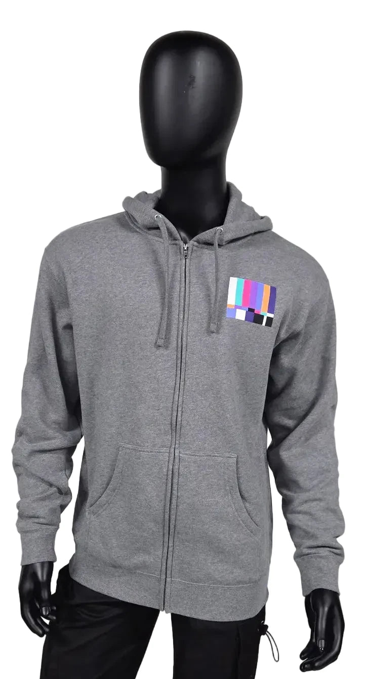 A9 TV Color Bar Zip-Up