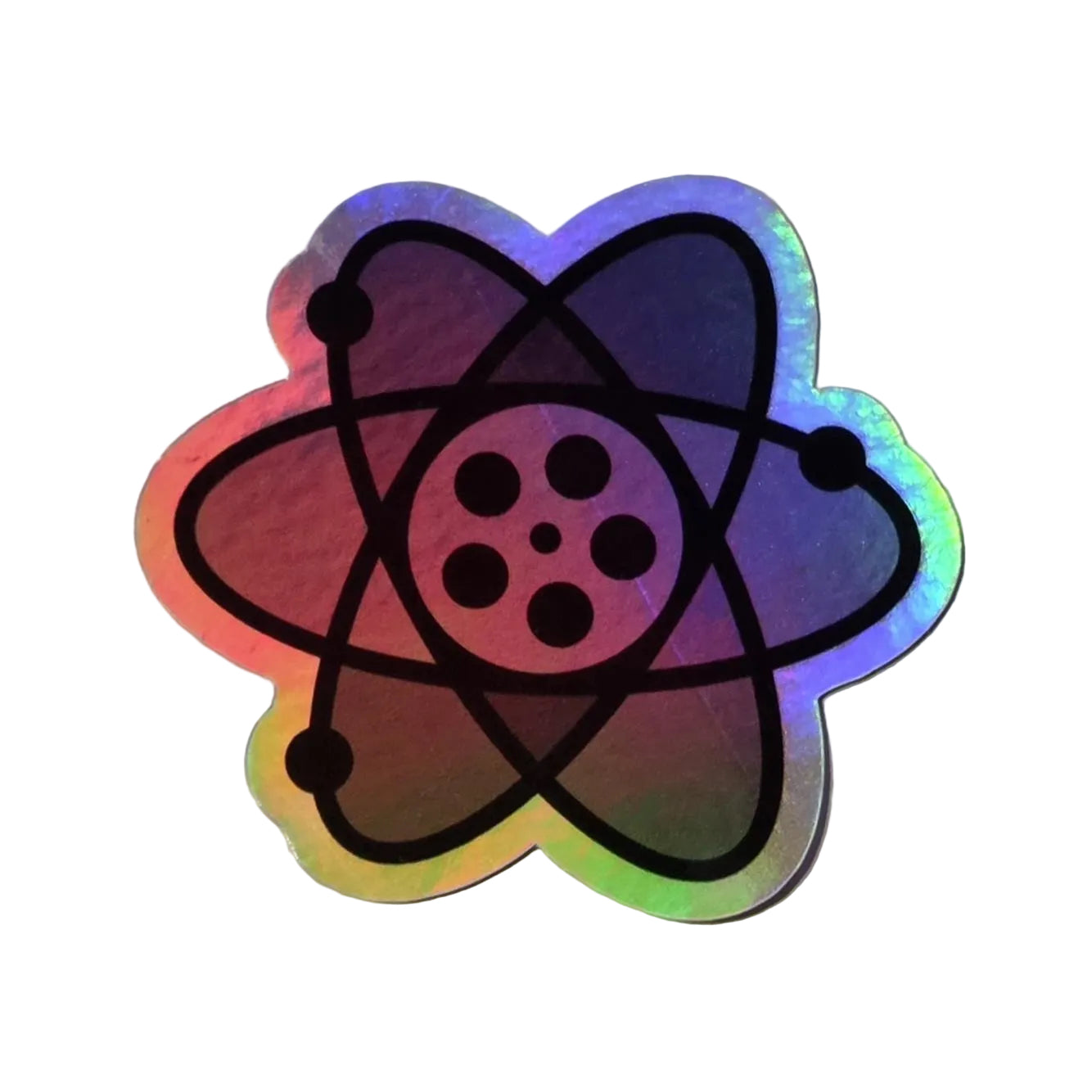 ATOM Holographic Sticker