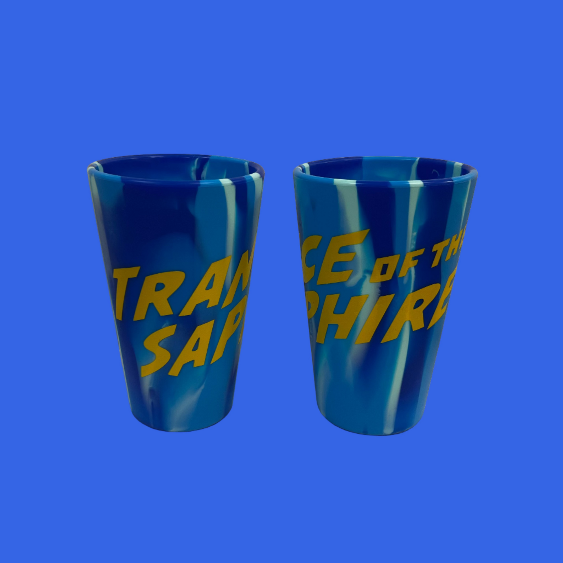 Trance of the Sapphire Silicon Drinkware