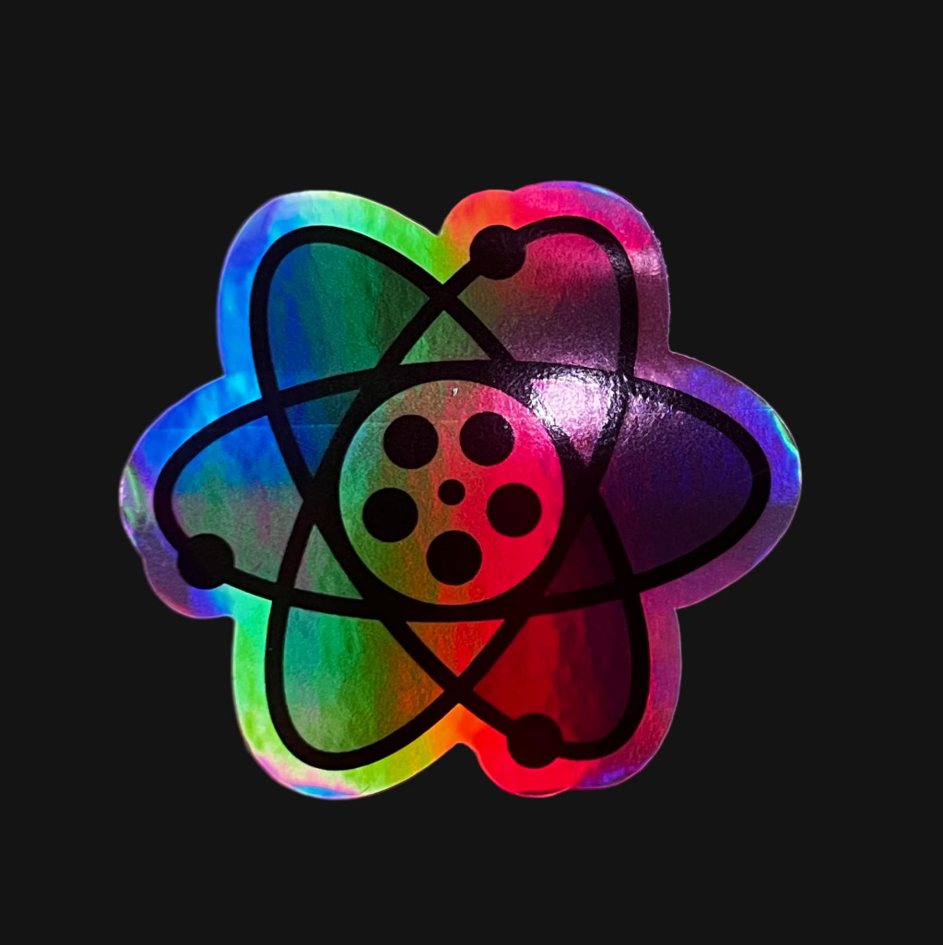 ATOM Holographic Sticker