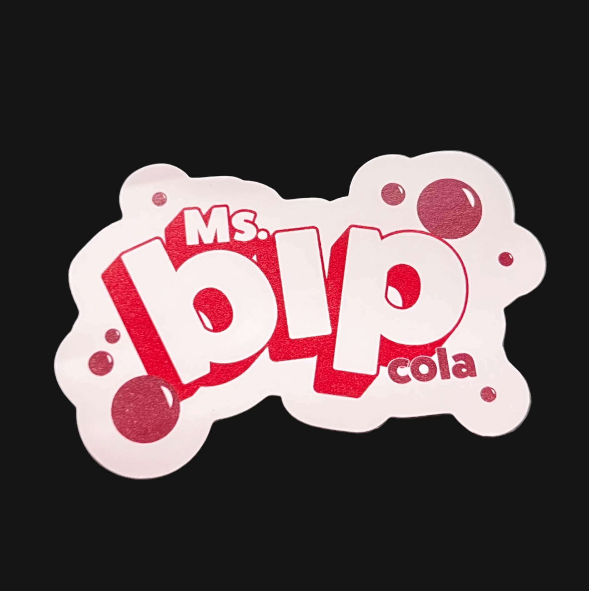 Ms. Bip Cola Sticker