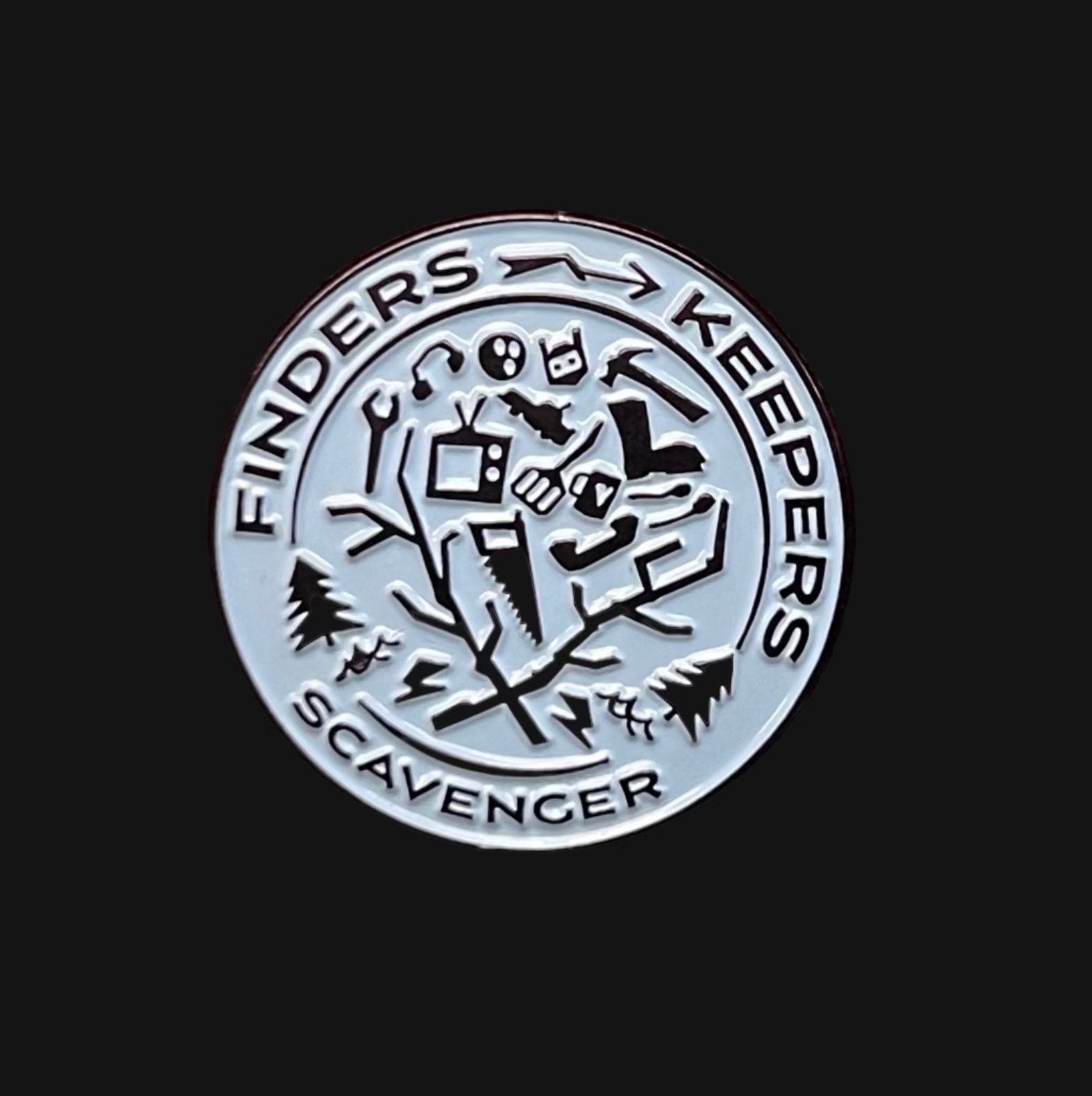 Scavengers Finders Keepers Pin