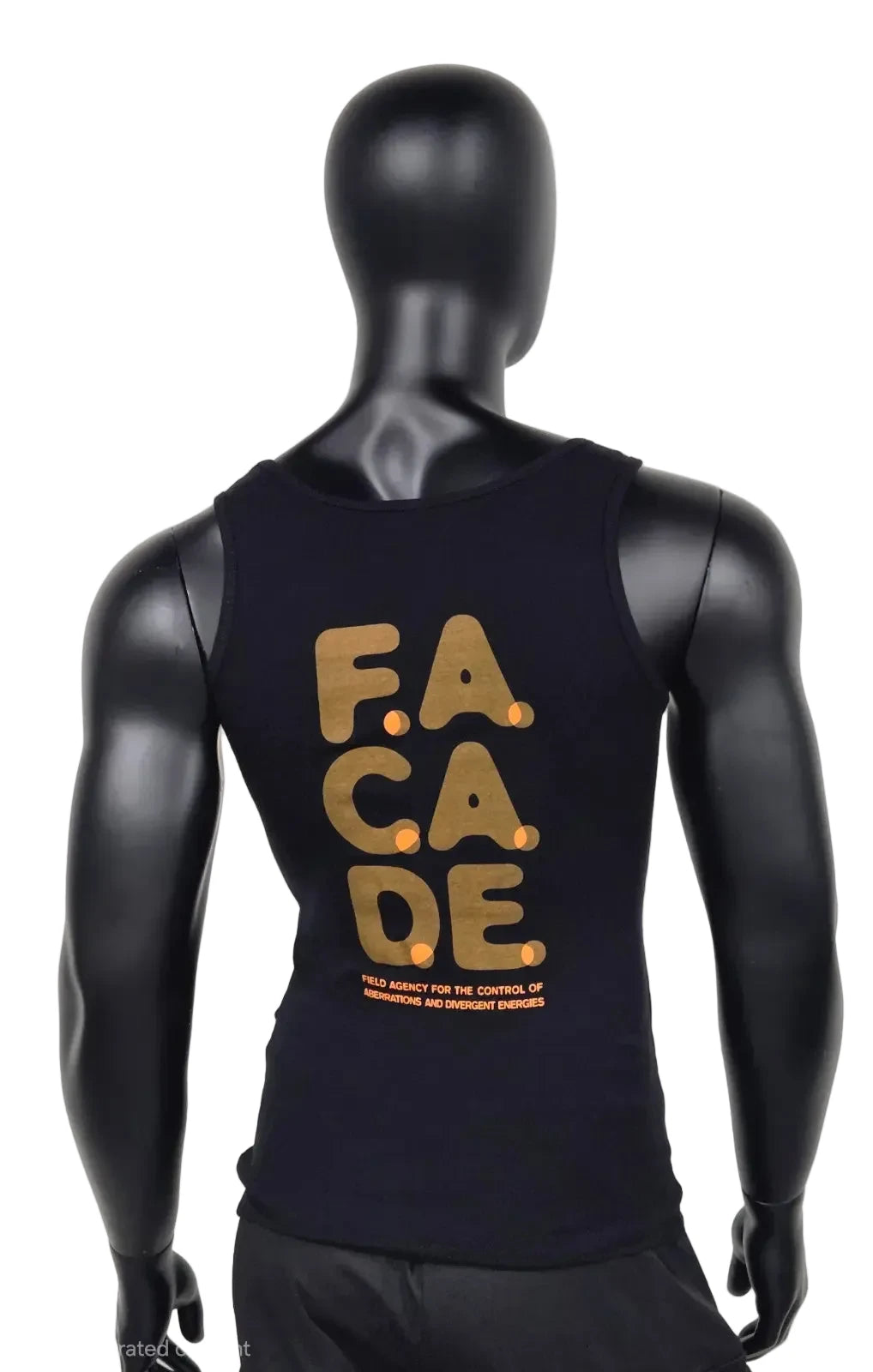 Orange Facade Tank-Top