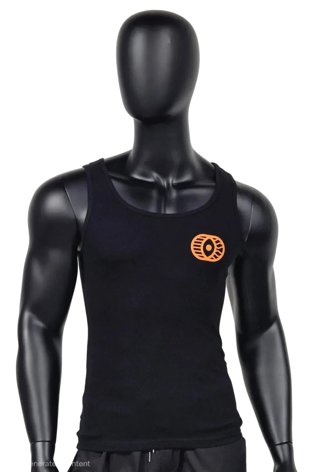 Orange Facade Tank-Top