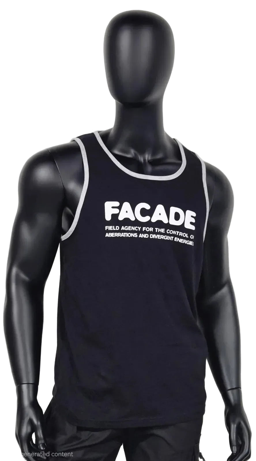 White Facade Tank-Top